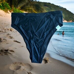 Aerie high cut cheeky bikini bottom